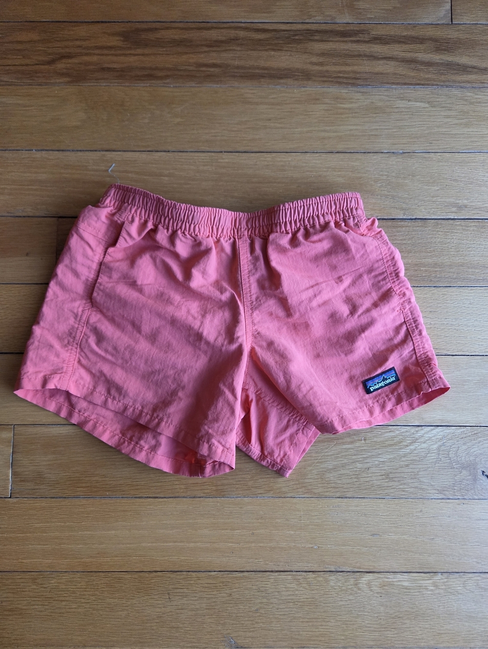 Patagonia Coral Pink Girls Large Shorts